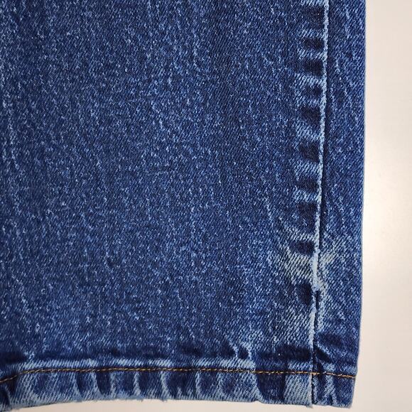 Wrangler Men’s 38x34 Straight Leg Jeans Medium Wash Distressed Y2K - Picture 7 of 11